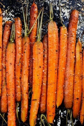 Oven Roasted Dilly Carrots