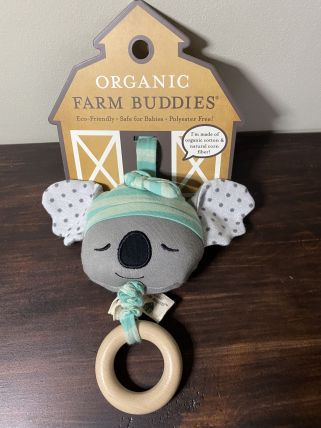 Organic Farm Buddies Waggling Pull Toy - Kozy Koala
