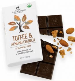 Lake Champlain Dark Chocolate Toffee Almond Bar
