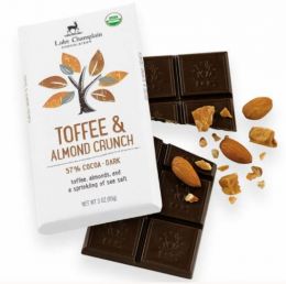 Lake Champlain Dark Chocolate Toffee Almond Bar