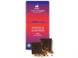 Lake Champlain Dark Chocolate Toffee Almond Bar