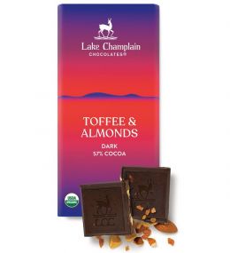 Lake Champlain Dark Chocolate Toffee Almond Bar