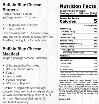 Buffalo Blue Cheese Burger