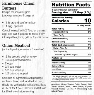 Farmhouse Onion Burger