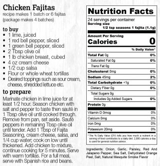 Chicken Fajitas