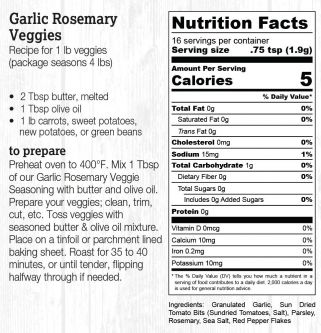 Garlic Rosemary Veggie