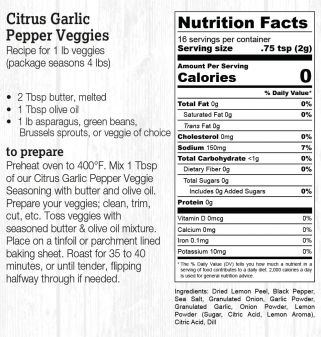 Citrus Garlic Pepper