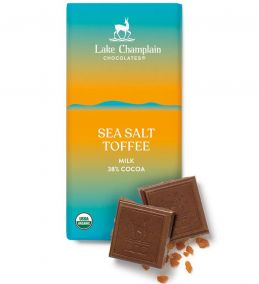 Lake Champlain Milk Chocolate Sea Salt Toffee Bar