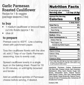Garlic Parmesan Veggie