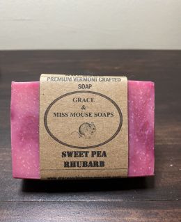 Grace & Miss Mouse Soaps - Sweet Pea Rhubarb