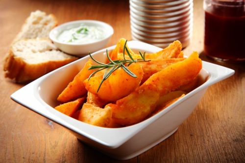 Honey Chipotle Roasted Sweet Potatoes