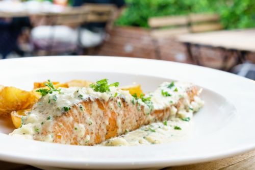 Creamy Cucumber Dill Seafood