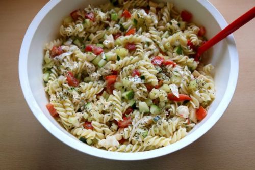 Cucumber Dill Pasta Salad
