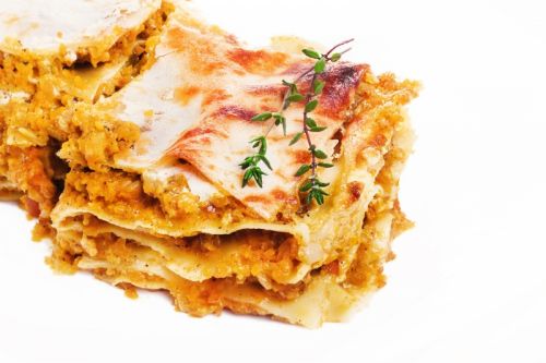 Garlicky Roasted Butternut Squash Lasagna