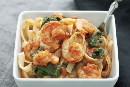 Shrimp & Spinach Scampi