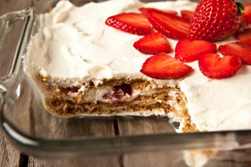 Strawberry Icebox Cake