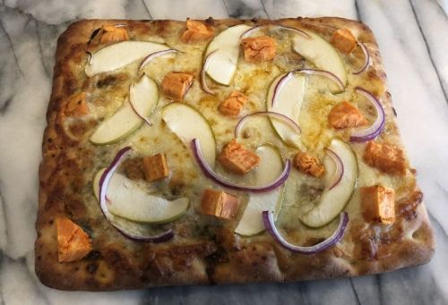 Apple, Sweet Potato, and Rosemary Flatbread