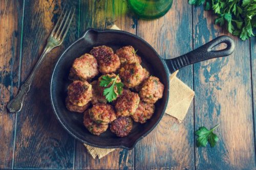 Garlic Rosemary Balsamic Meatballs