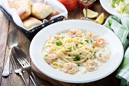 Seafood Alfredo