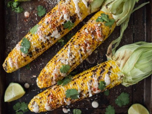 Grilled Corn with Spicy Aioli