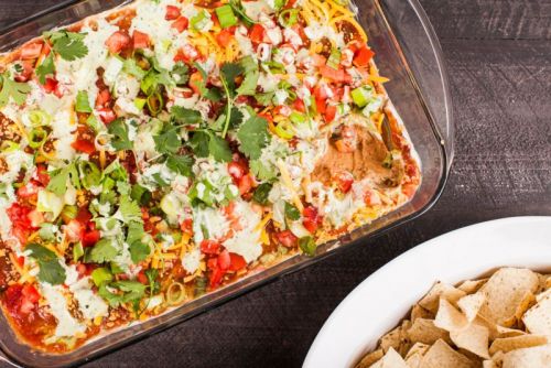 Deconstructed 7 Layer Mexican Dip