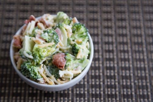 Maple Bacon Broccoli Salad