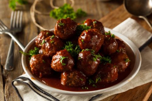 Orange Chipotle Cocktail Meatballs