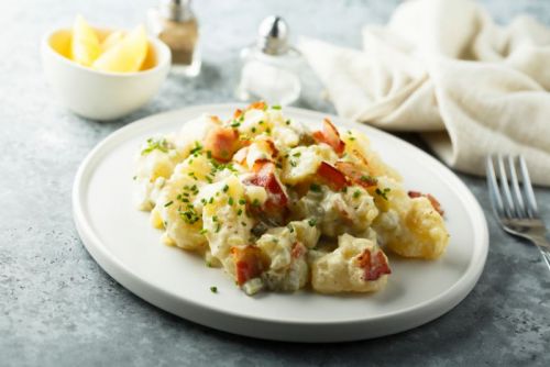 Bacon Cheddar Onion Potato Salad