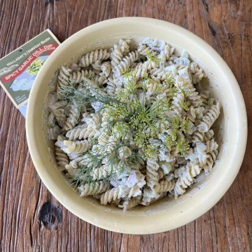 Dill Pickle Pasta Salad