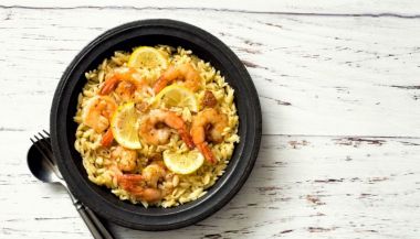Recipe Lemon Orzo Shrimp