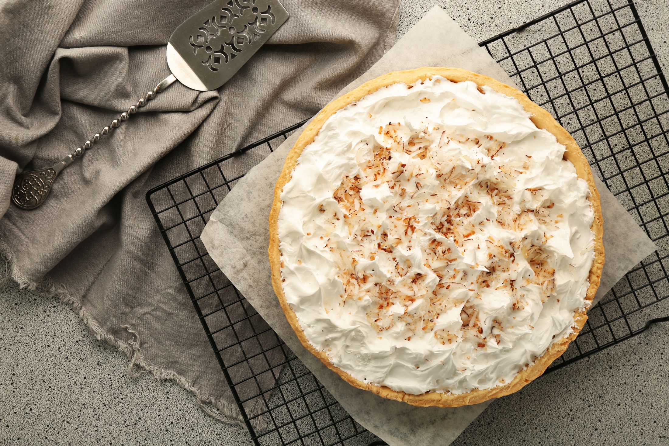 Coconut Pineapple Cream Pie